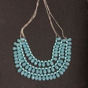 Three layer statement necklace